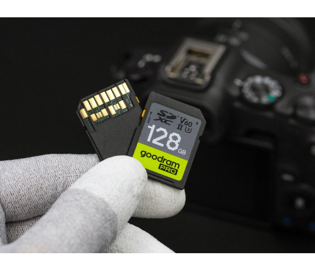 GOODRAM 128GB SDXC S6B0 PRO 265MB/s UHS-II U3 V60 - 1536616 - zdjęcie 3